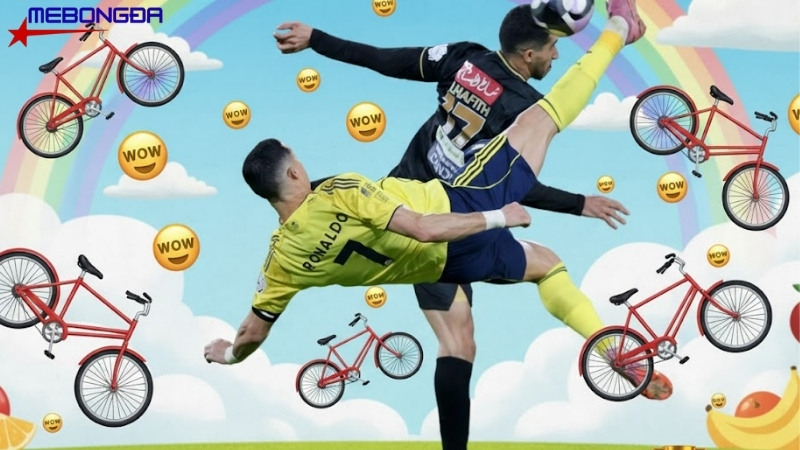 Chuẩn xe đạp chổng ngược cho CR7 luôn