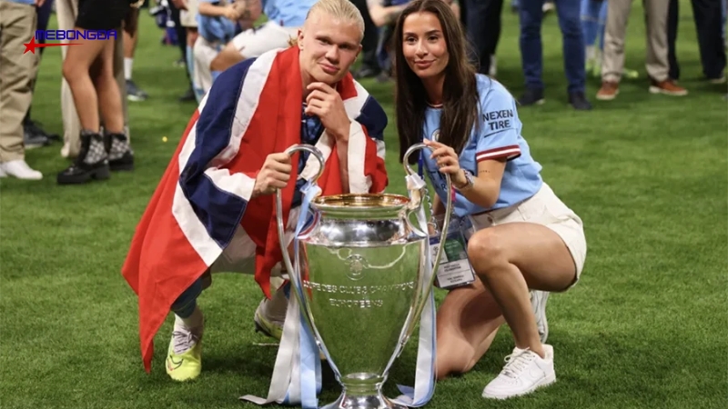 Isabel Haugseng Johansen và Haaland được cho là đang yêu nhau 