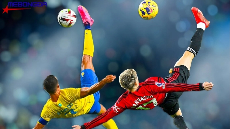 Tư thế chổng ngược siêu cấp và là hình mẫu cho cầu thủ trẻ