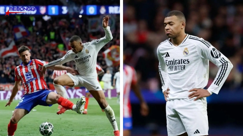 Ảnh Mbappe trong trận đấu vui vẻ