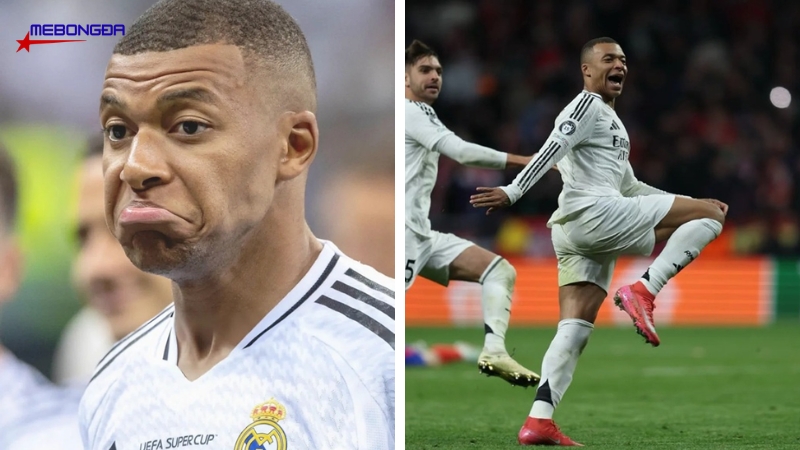 Biểu cảm hài hước của anh trên sân cỏ